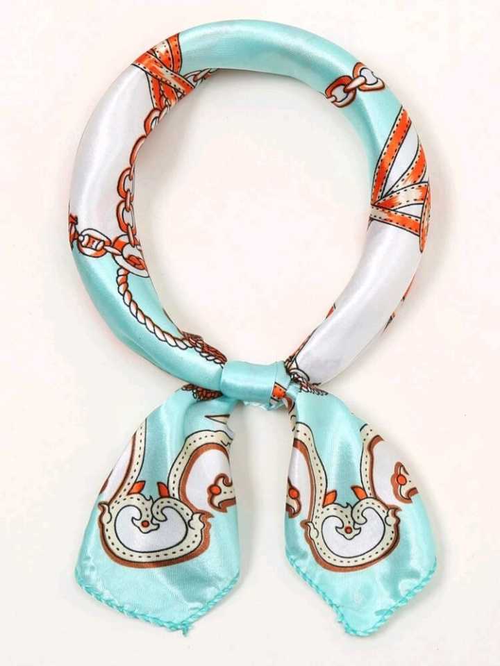 Geometric print bandana