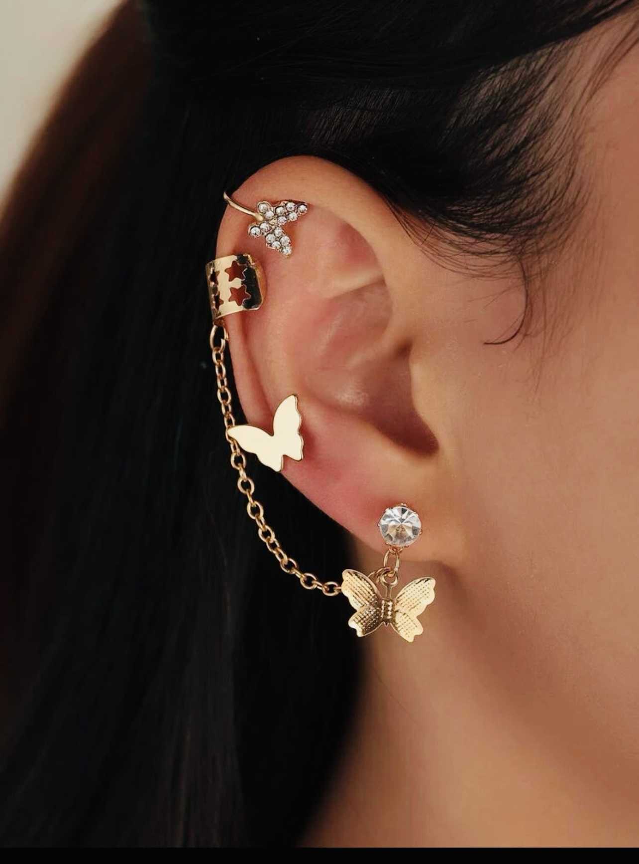 30 pcs Butterfly Decor earrings Set