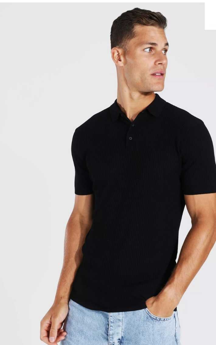 Tall recycle muscle fit ribbed knit