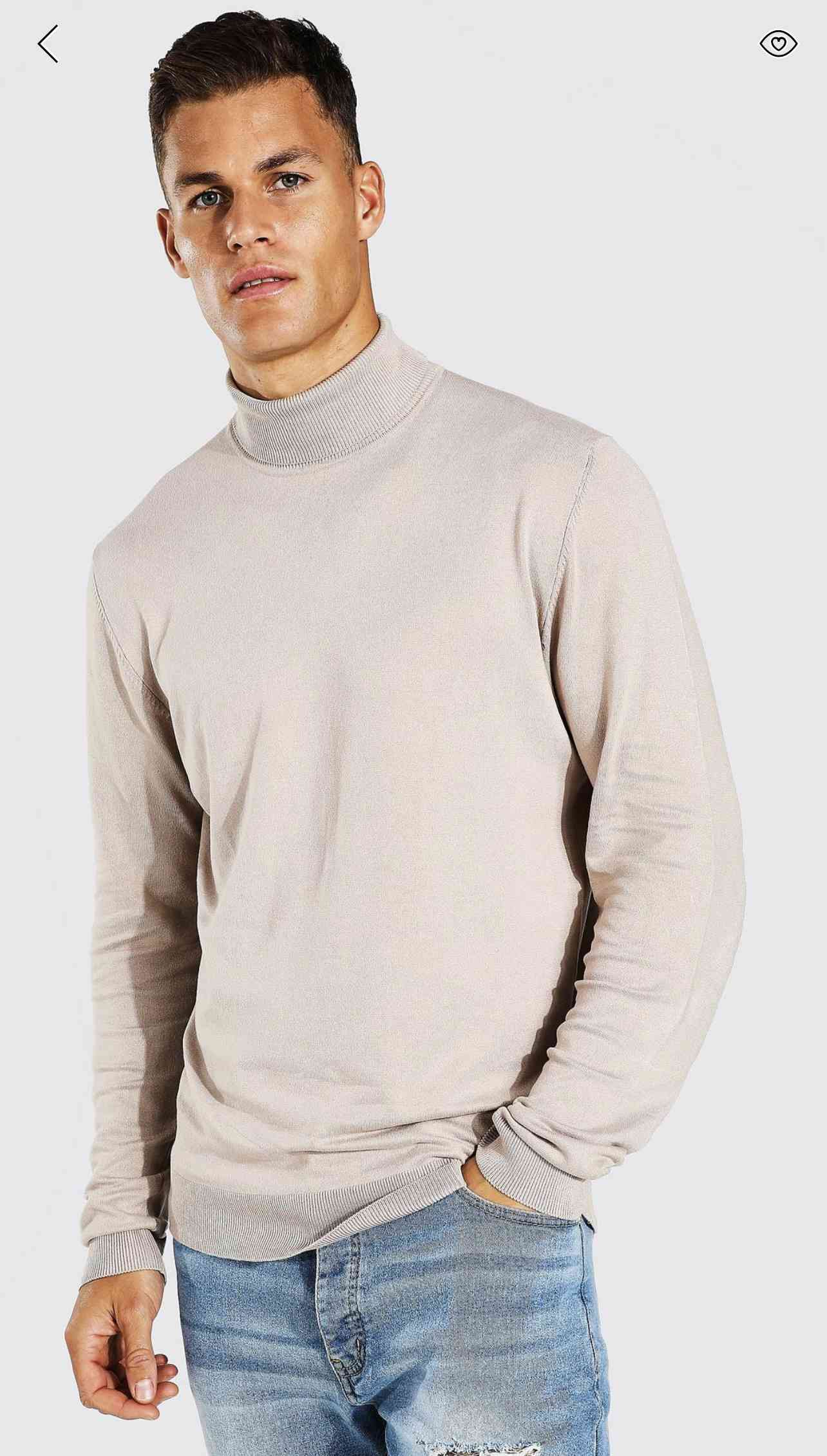 Tall Regular Fit Roll Neck Jumper 