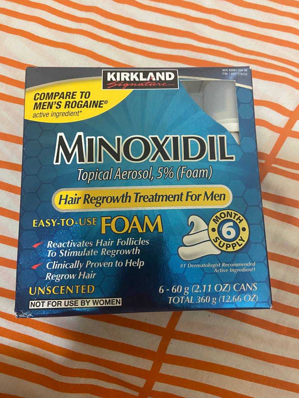 Minoxidil hair growth