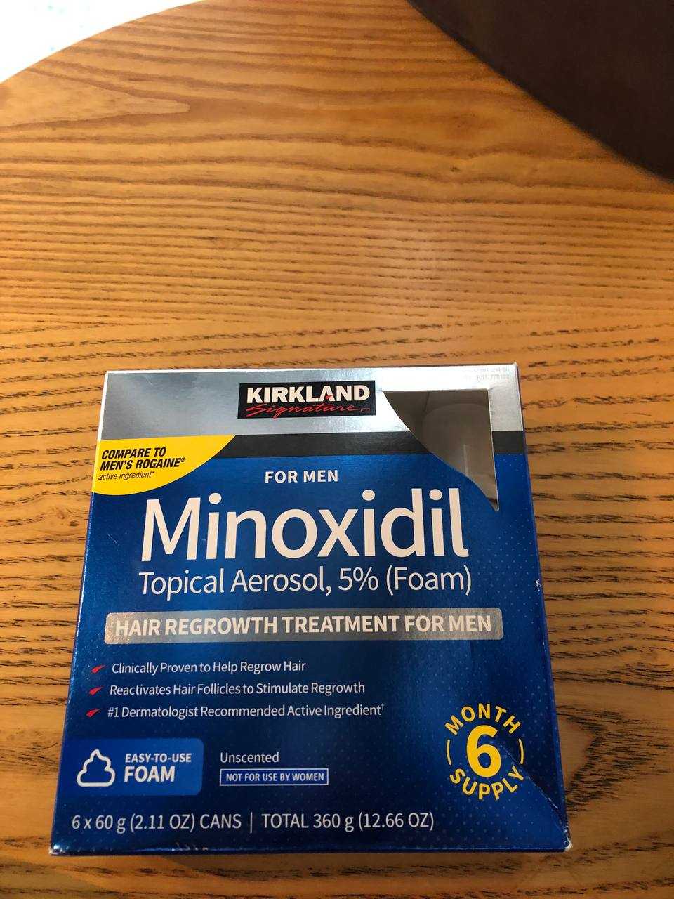 Minoxidil hair growth
